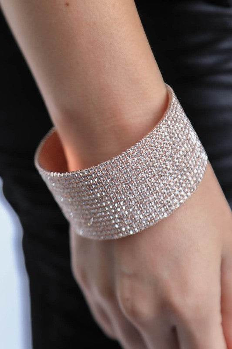 SPARKLY RHINESTONE CUFF BRACELET