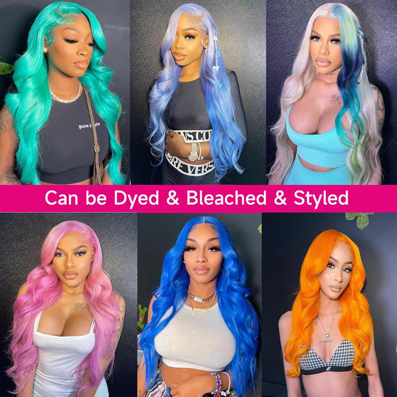 613 Lace Front Wig - 13X6 HD Transparent Lace, 180 Density Blonde Human Hair Wig Pre Plucked with Baby Hairs