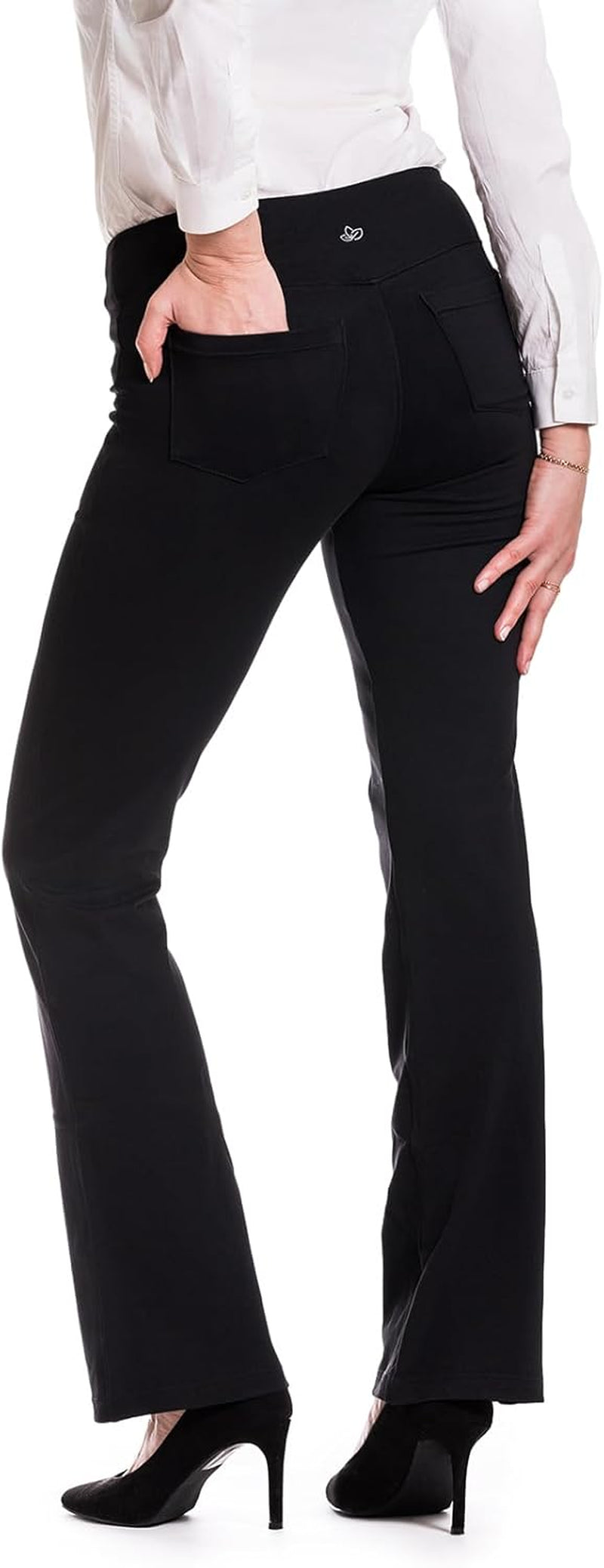 ,5 Pockets,Women'S Bootcut Yoga Dress Pants Workout Pant for Office Commute Casual Wear