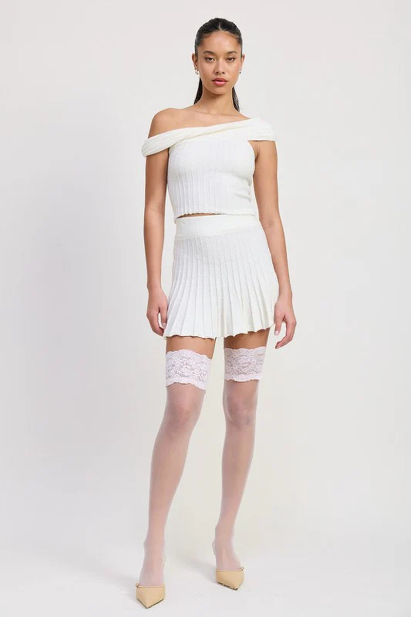 OFF the SHOULDER KNIT TOP