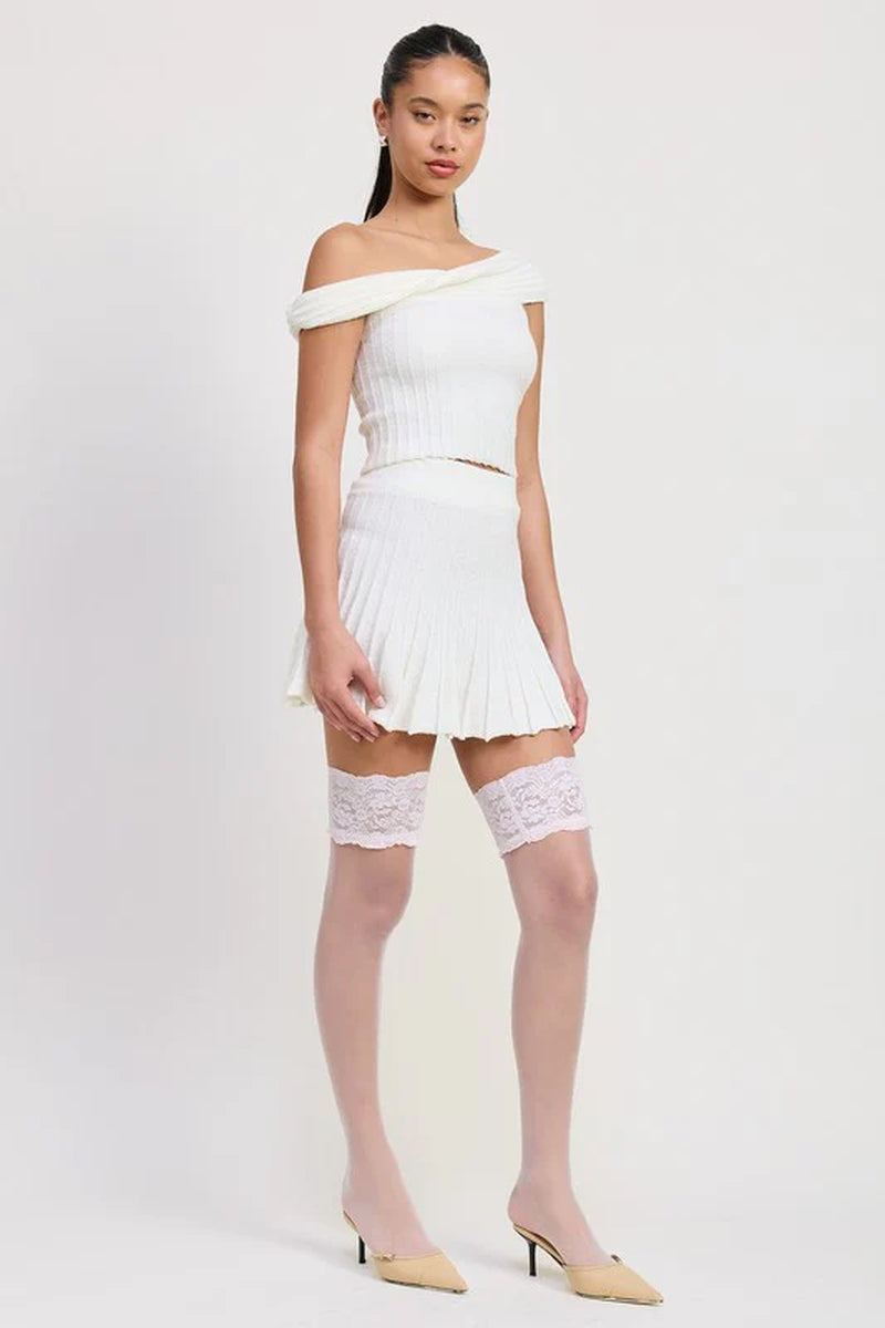 OFF the SHOULDER KNIT TOP